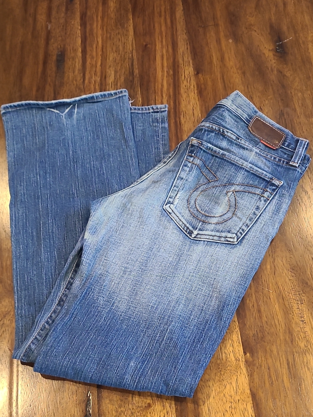 Big Star bootcut jeans size 32 Mens Disstressed